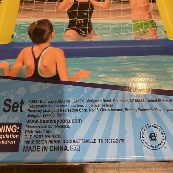 Bestway H2O GO! Volleyball Set Blow Up Swim Pool Toy NEW - Picture 5 of 9